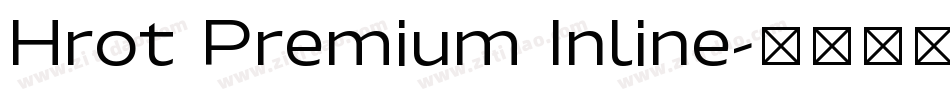 Hrot Premium Inline字体转换